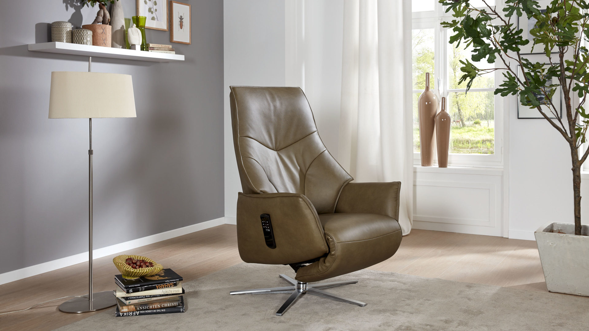 comfortmaster relaxsessel 7937 aloefarbenes longlife leder hoxter paderborn detmold