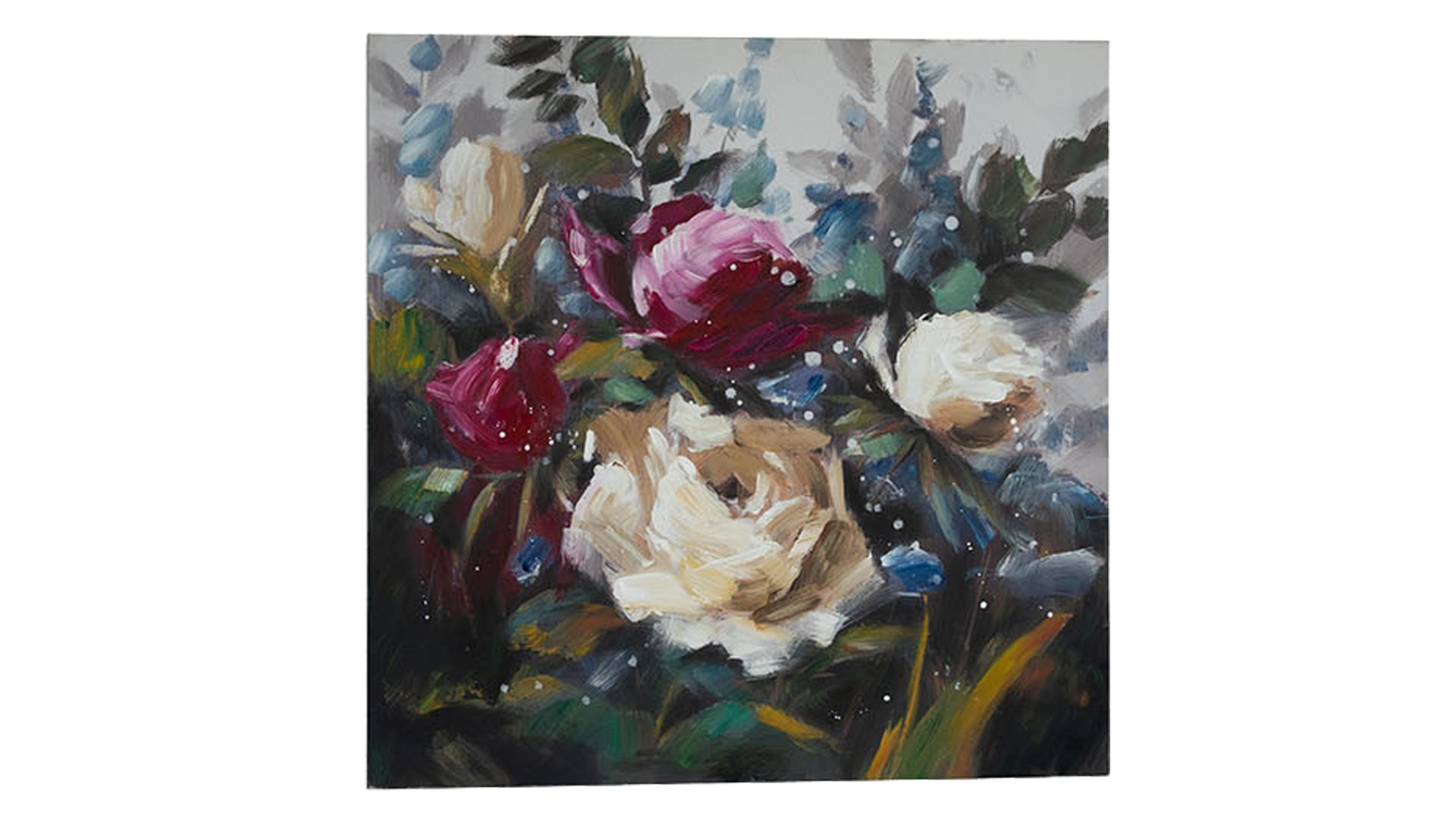 so wonderful leinwandbild roses acrylfarben rosenmotiv ca 80 x 80 cm hoxter paderborn detmold