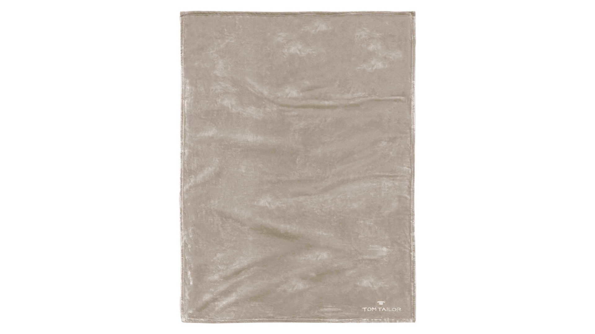 TOM TAILOR Fleecedecke Coral Fleece, taupefarbene Mikrofaser – ca. 150 x 200, Paderborn, Detmold