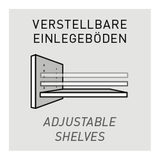 Germania | verstellbare Einlegeböden