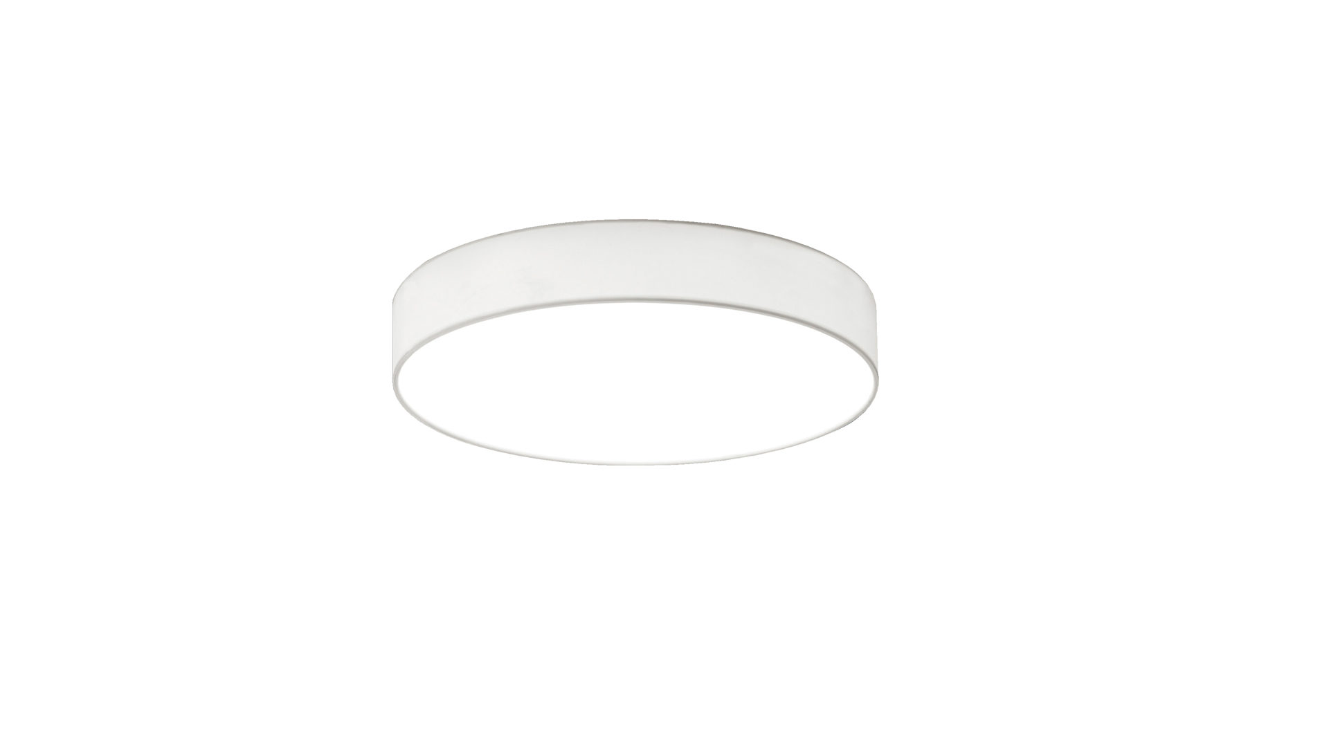 Deckenleuchte Trio leuchten aus Stoff in Weiß TRIO LED-Deckenleuchte Lugano weißer Lampenschirm – Durchmesser ca. 40 cm