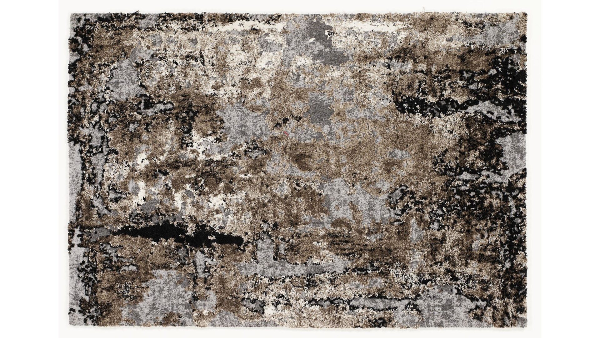 Hochflorteppich Oci aus Mischgewebe in Braun Vintageteppich Juwel Liray für Ihre Wohnaccessoires braun-beiges Mischgewebe – ca. 160 x 230 cm