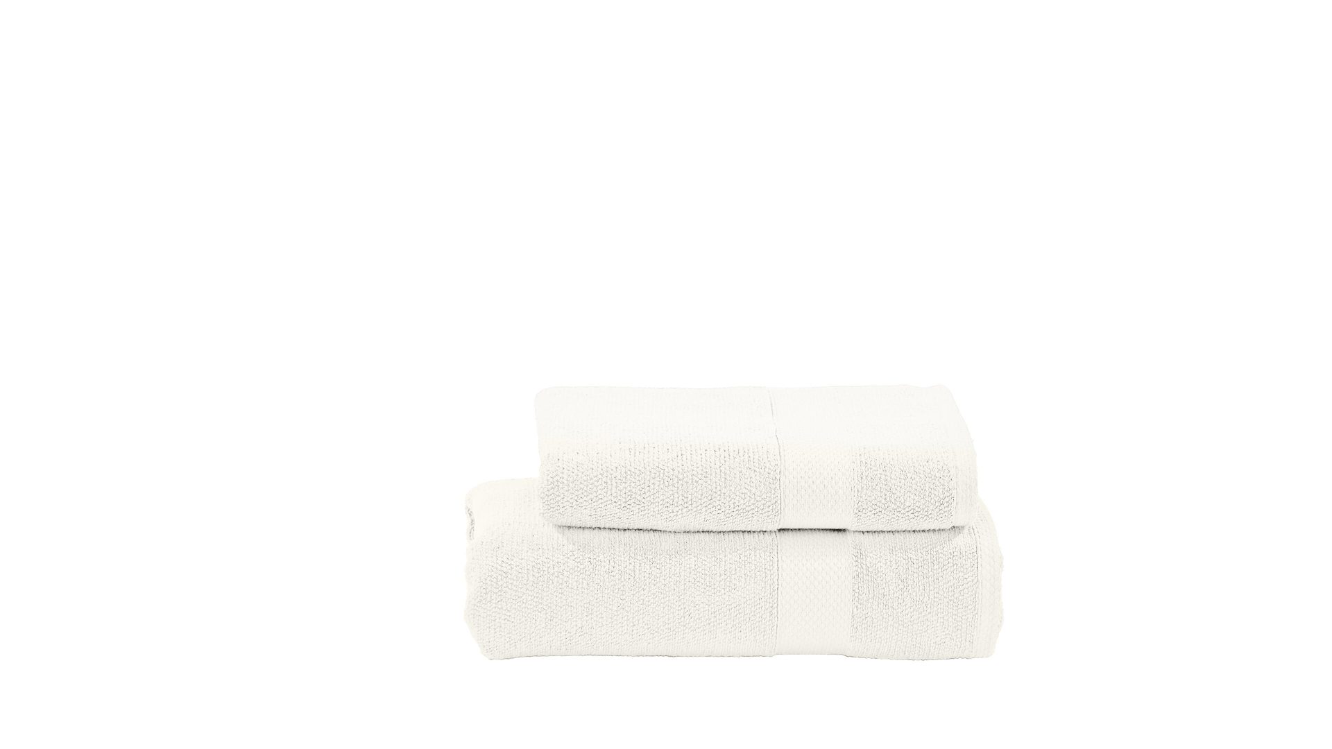 Handtuch-Set Done.® be different aus Stoff in Weiß DONE.® Handtuch-Set Deluxe für Ihre Heimtextilien weiße Baumwolle – zweiteilig