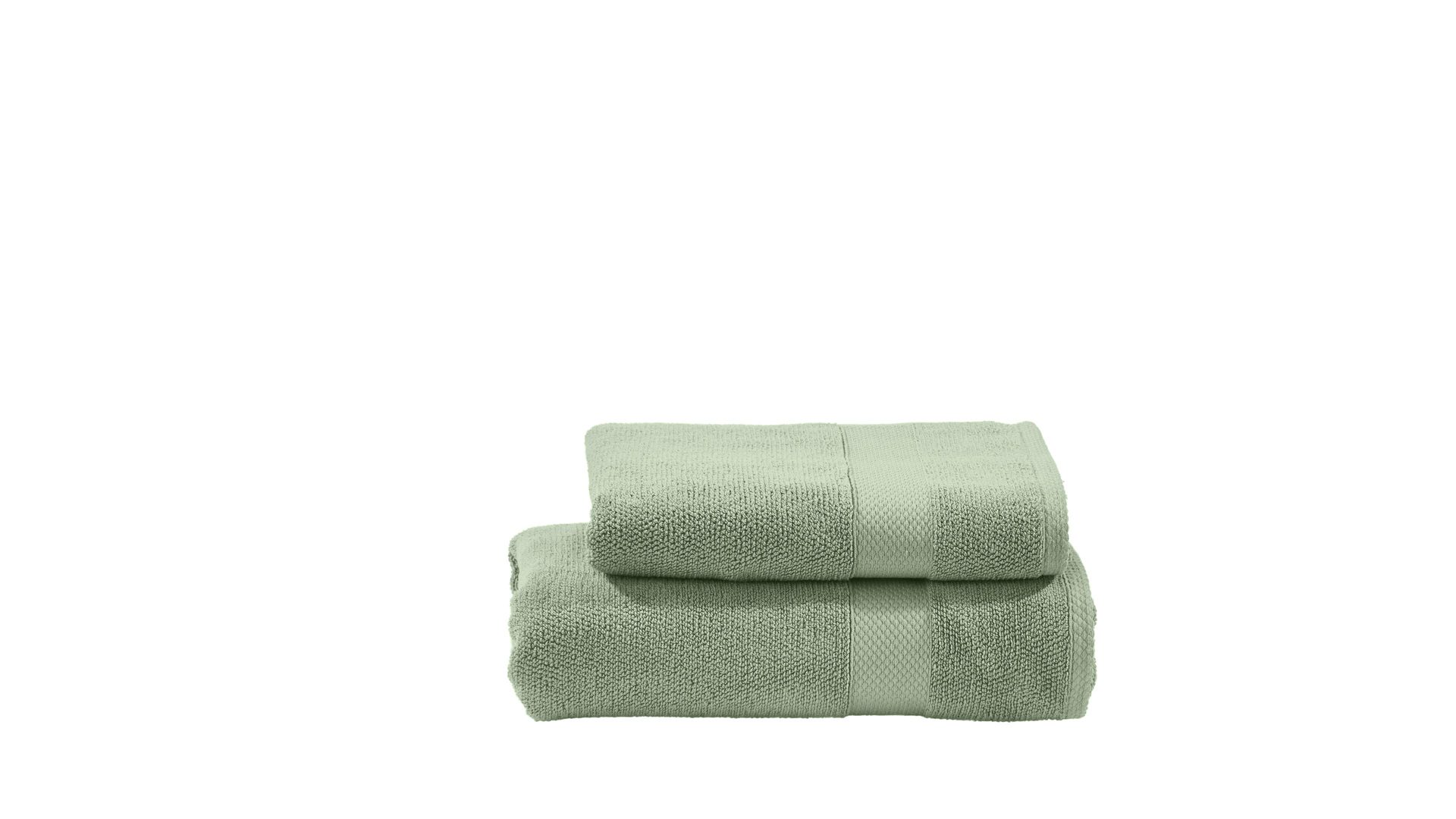 Hamamtuch Done.® be different aus Stoff in Grün DONE.® Handtuch-Set Deluxe für Ihre Heimtextilien grüne Baumwolle – zweiteilig