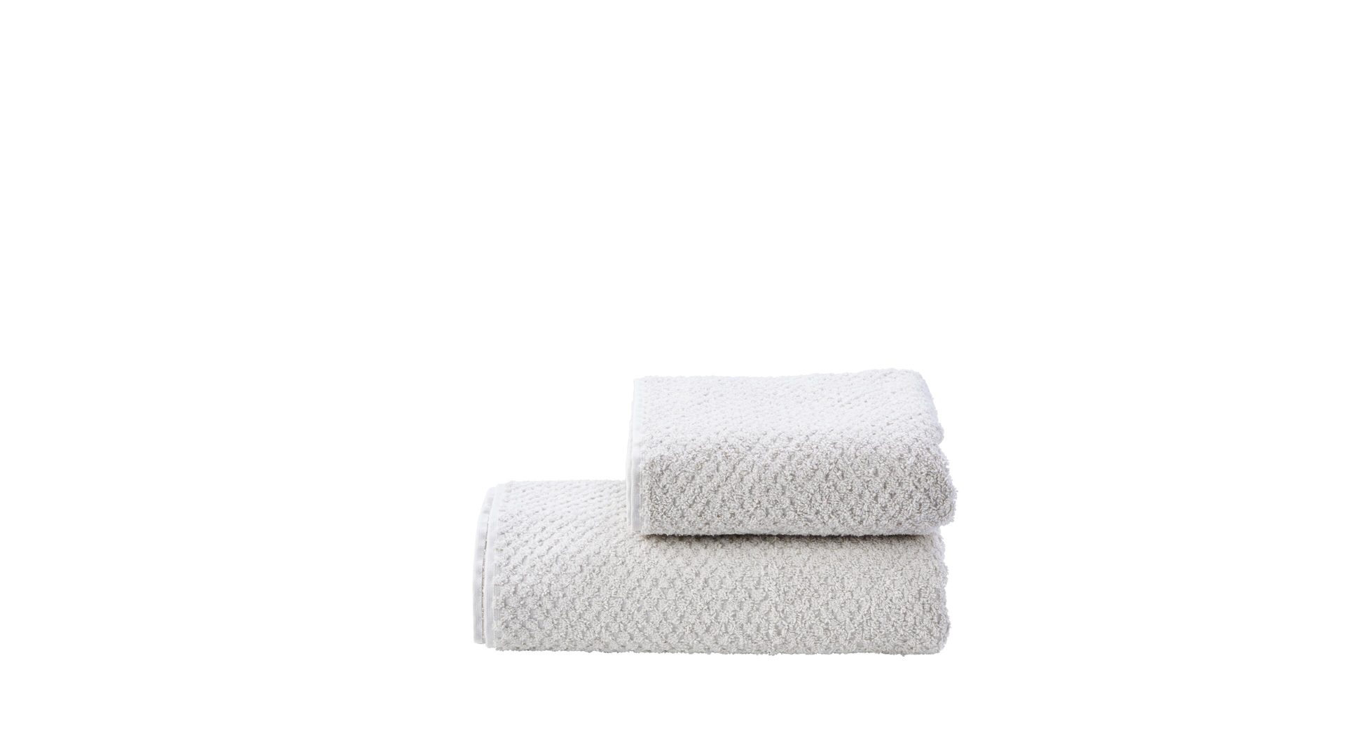 Handtuch-Set Done.® be different aus Stoff in Beige DONE.® Handtuch-Set Provence Honeycomb - Heimtextilien beige Baumwolle  – zweiteilig