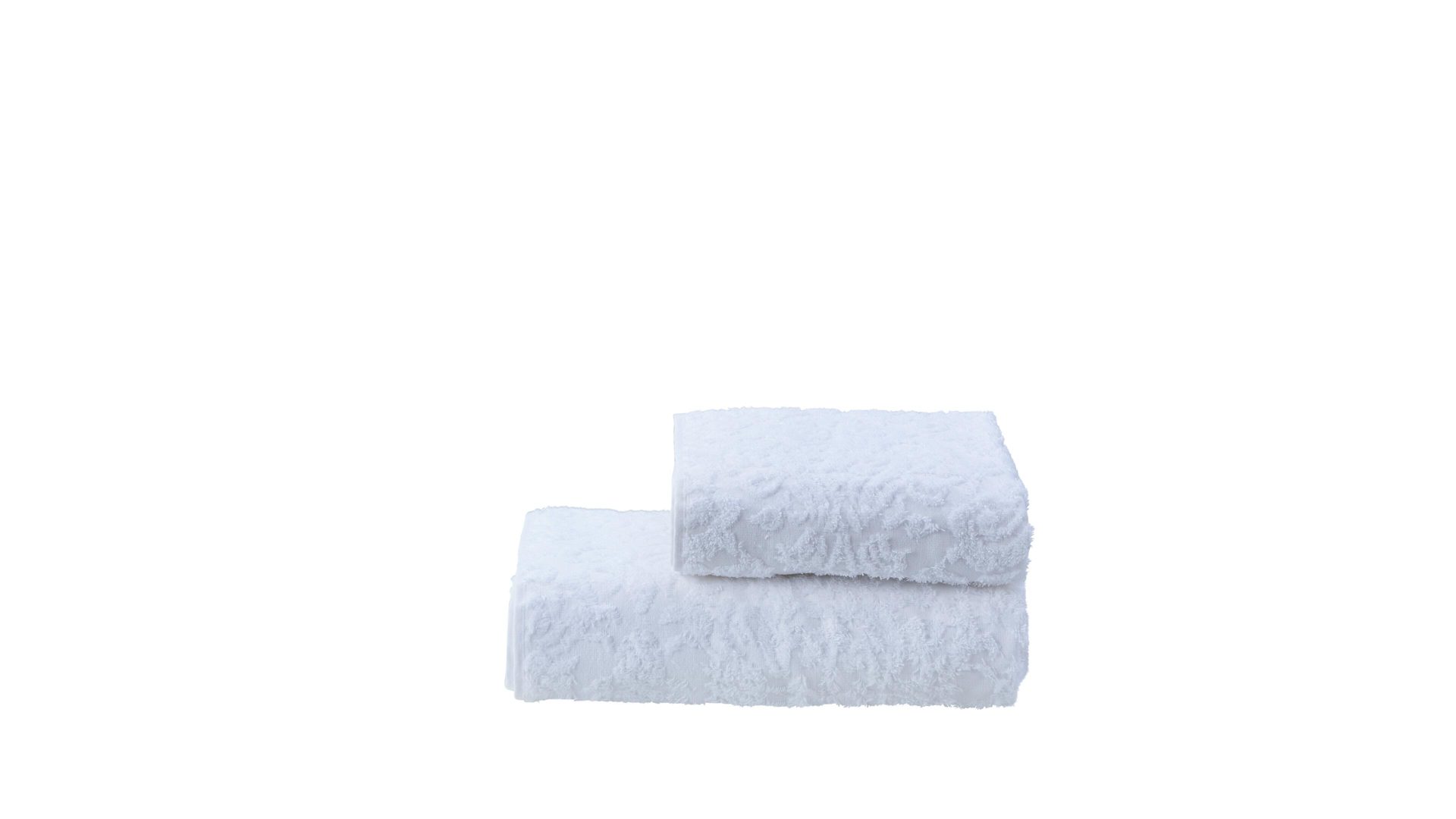 Handtuch-Set Done.® aus Stoff in Weiß done.® Handtuch-Set Provence Ornaments weiße Baumwolle – zweiteilig