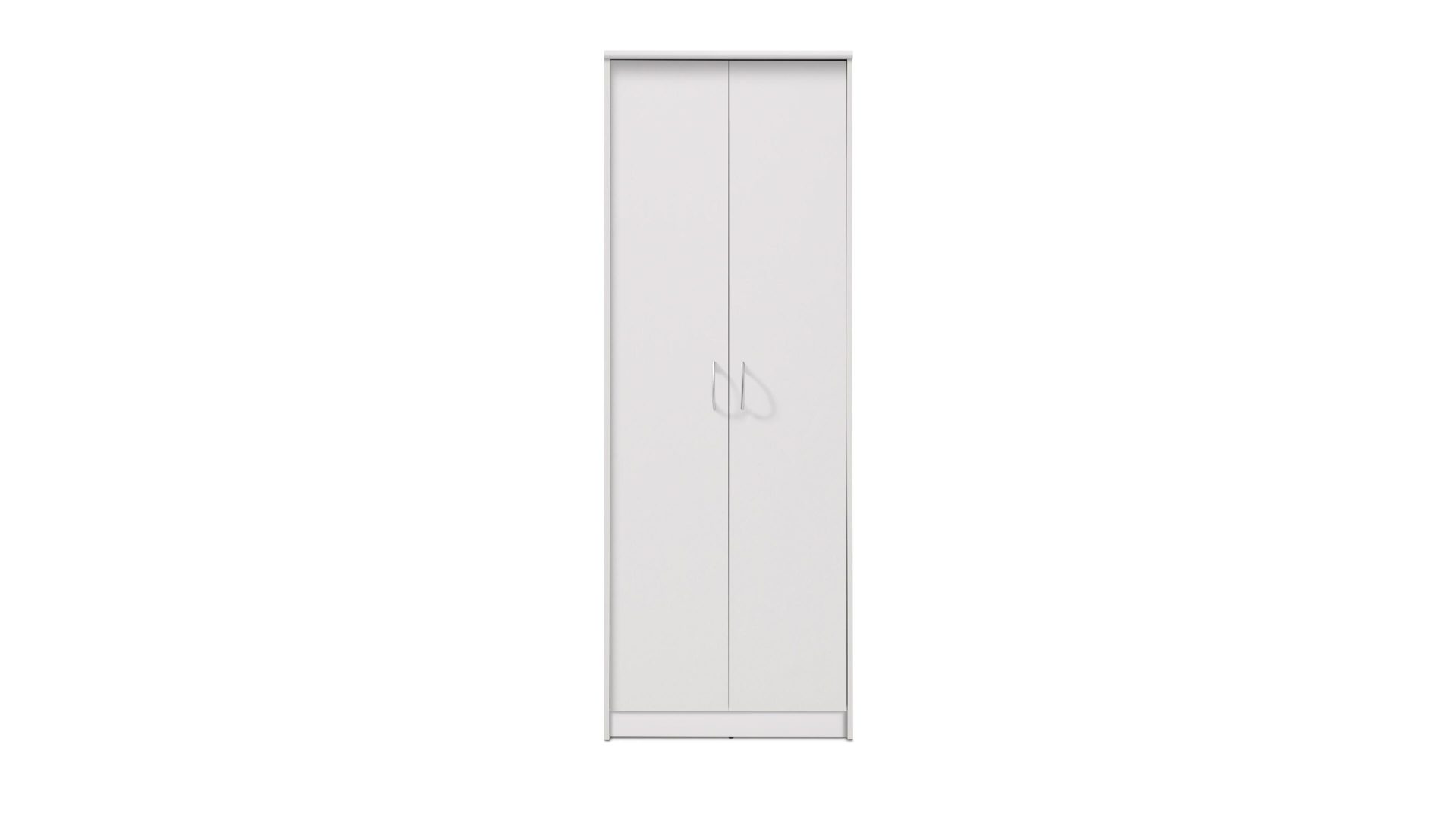 Aktenschrank Bega-consult aus Holz in Weiß Aktenschrank weiße Kunststoffoberflächen – zwei Türen, Höhe ca. 198 cm