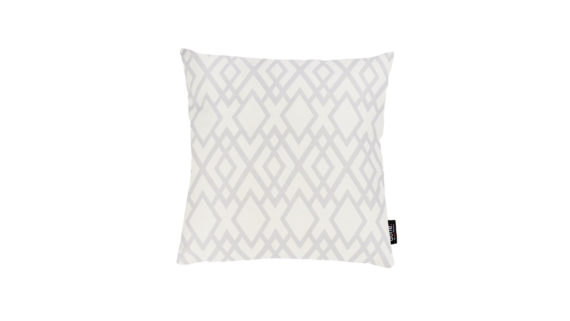 Kissenbezug /-hülle Done.® aus Stoff in Grau done.® Kissenhülle Windsor Diamond silbergraues Jaquard – ca. 45 x 45 cm