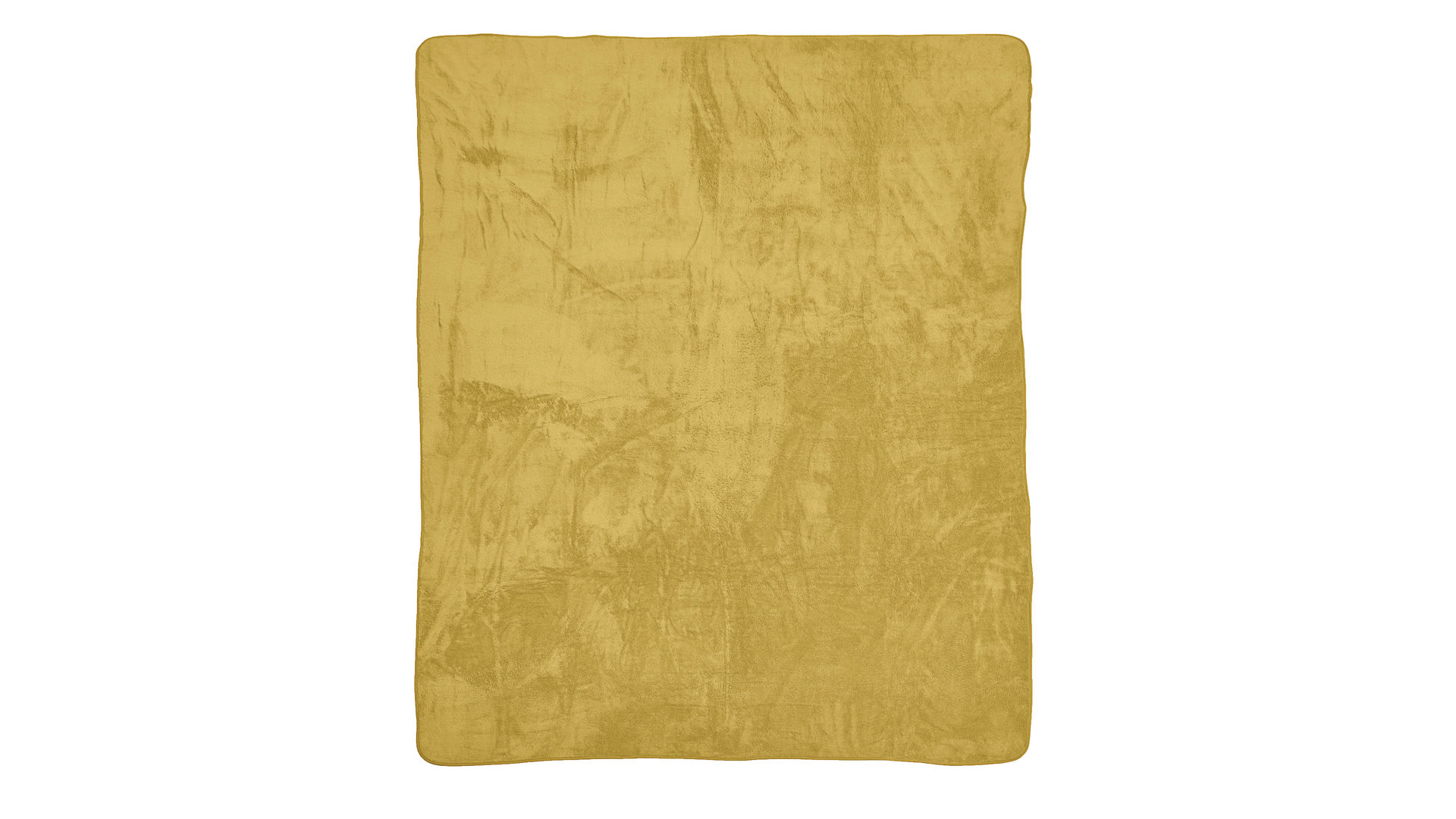 Wohndecke Done.® aus Stoff in Gelb done.® Wohndecke Blanket Softie goldfarbener Teddystoff – ca. 150 x 200 cm