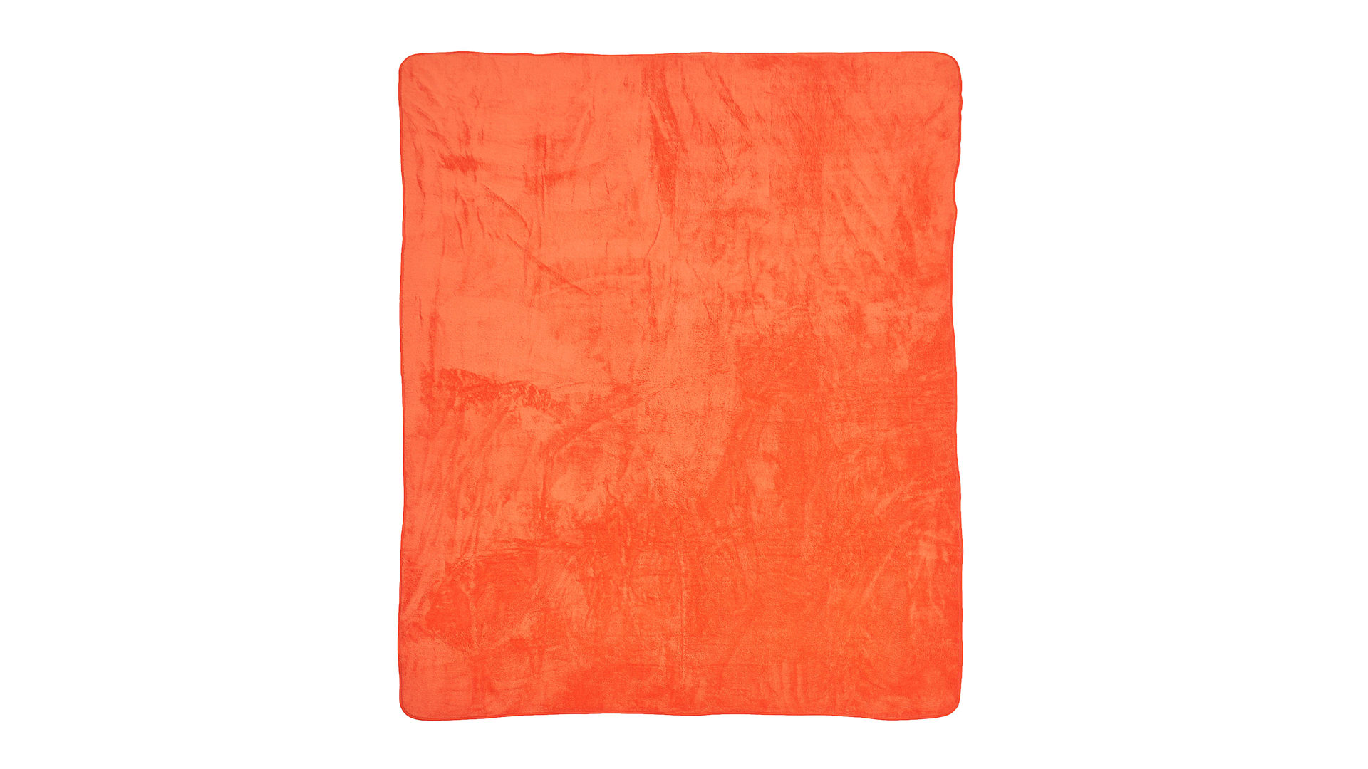 Wohndecke Done.® be different aus Stoff in Orange DONE.® Wohndecke Blanket Softie korallenfarbener Teddystoff – ca. 150 x 200 cm