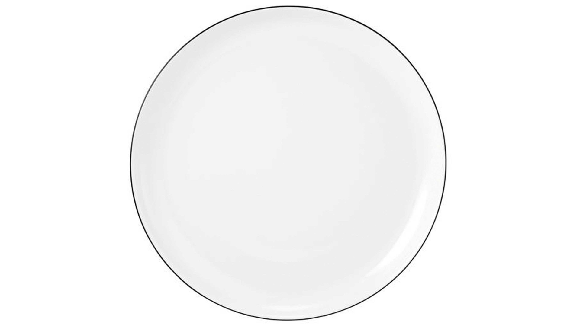 Kuchen- / Frühstücks- / Dessertteller Seltmann aus Porzellan in Weiß Seltmann Lido – Frühstücksteller weißes Porzellan – Durchmesser ca. 20 cm