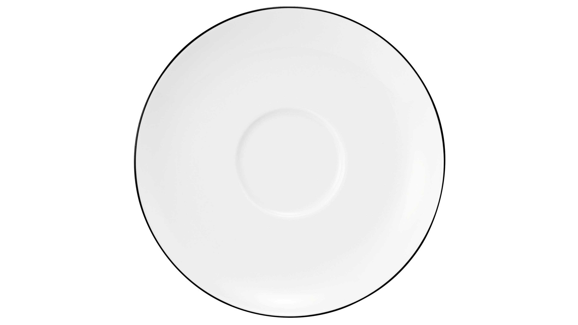 Unterteller Seltmann aus Porzellan in Weiß Seltmann Lido – Milchkaffee-Unterteller weißes Porzellan – Durchmesser ca. 16 cm