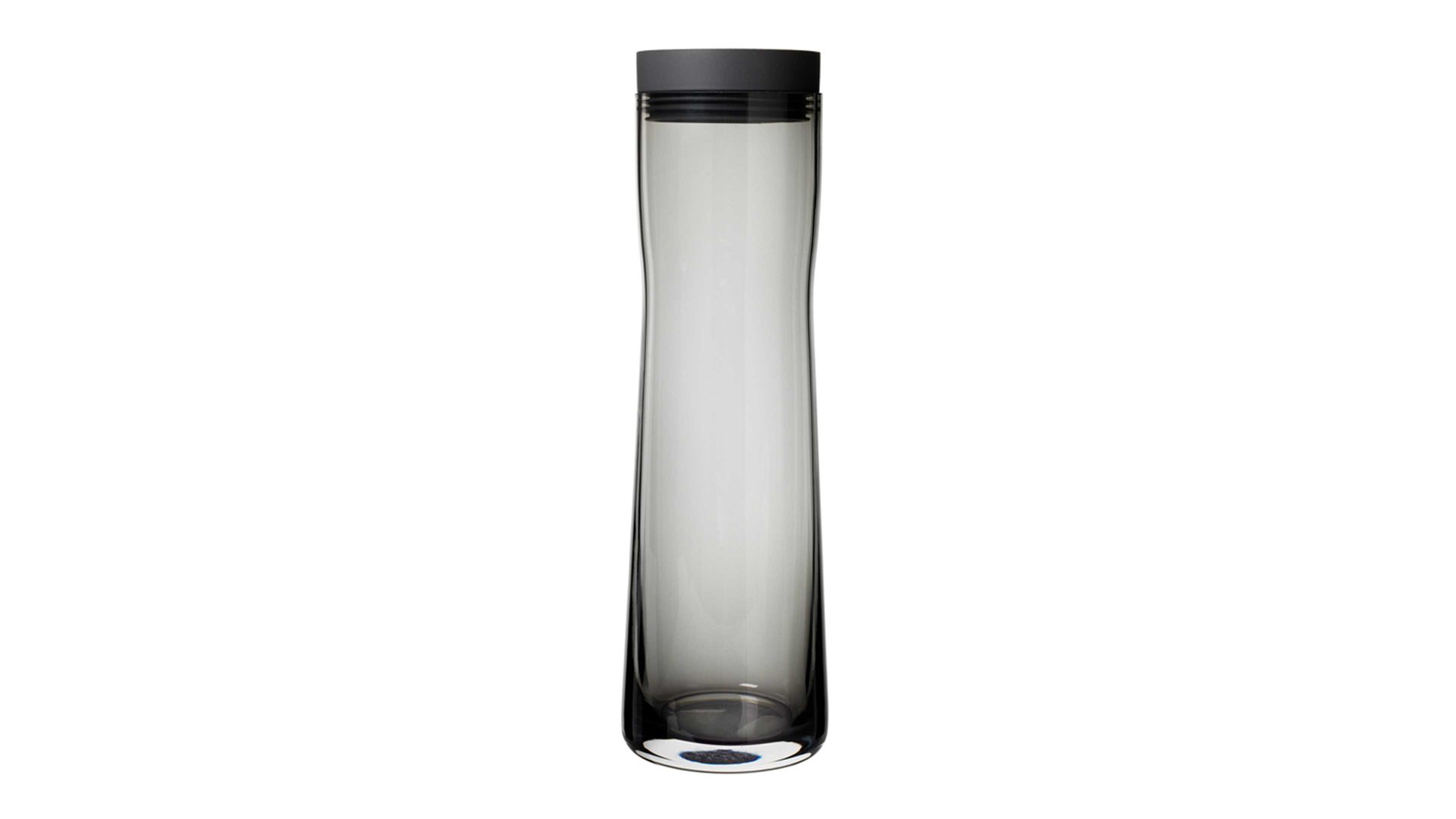 Karaffe Blomus aus Glas in Schwarz blomus Wasserkaraffe Splash schwarzes Silikon & Glas, Edelstahl – ca. 1000 ml