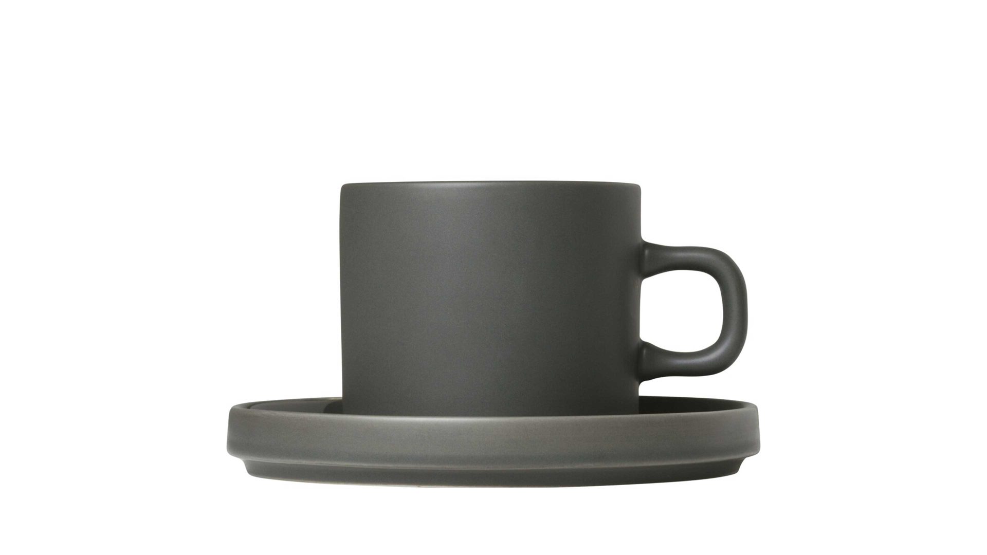 Kaffeetasse Blomus aus Keramik in Grün blomus Kaffeetassen-Set Pilar agavengrüne Keramik Agave Green – zweilteilig