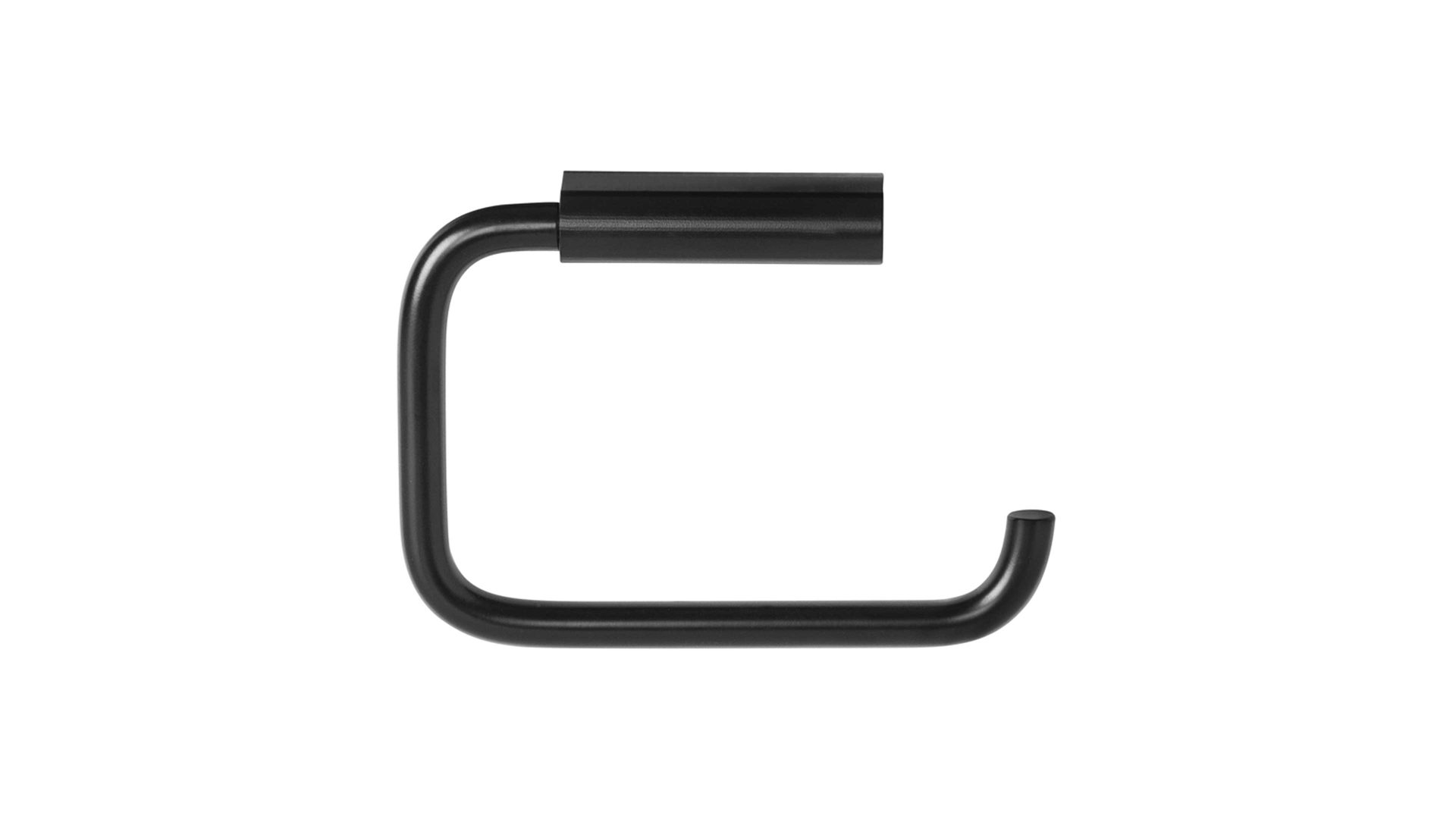 Toilettenpapier-Halterung Blomus aus Metall in Schwarz blomus WC-Rollenhalter Modo schwarze Titanbeschichtung