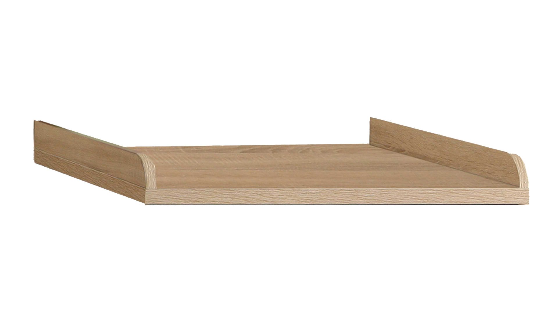 Kombikommode Forte® aus Holz in Holzfarben Wickelaufsatz Sonoma eichefarbene Kunststoffoberflächen – ca. 80 x 66 cm