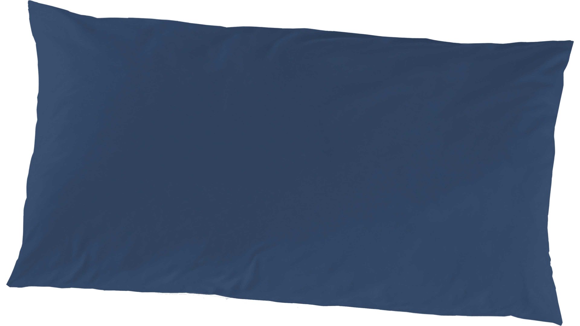 Kissenbezug /-hülle H.g. hahn haustextilien aus Stoff in Dunkelblau HAHN Luxus-Satin-Kopfkissenbezug Sempre petrolfarbener Baumwollsatin - ca. 40 x 80 cm