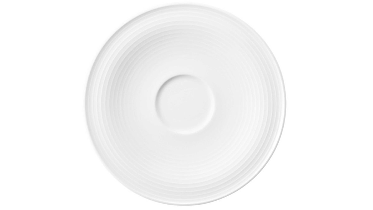 Unterteller Seltmann aus Porzellan in Weiß Seltmann Geschirrserie Beat 3 – Kombi-Unterteller weißes Porzellan – Durchmesser ca. 17 cm