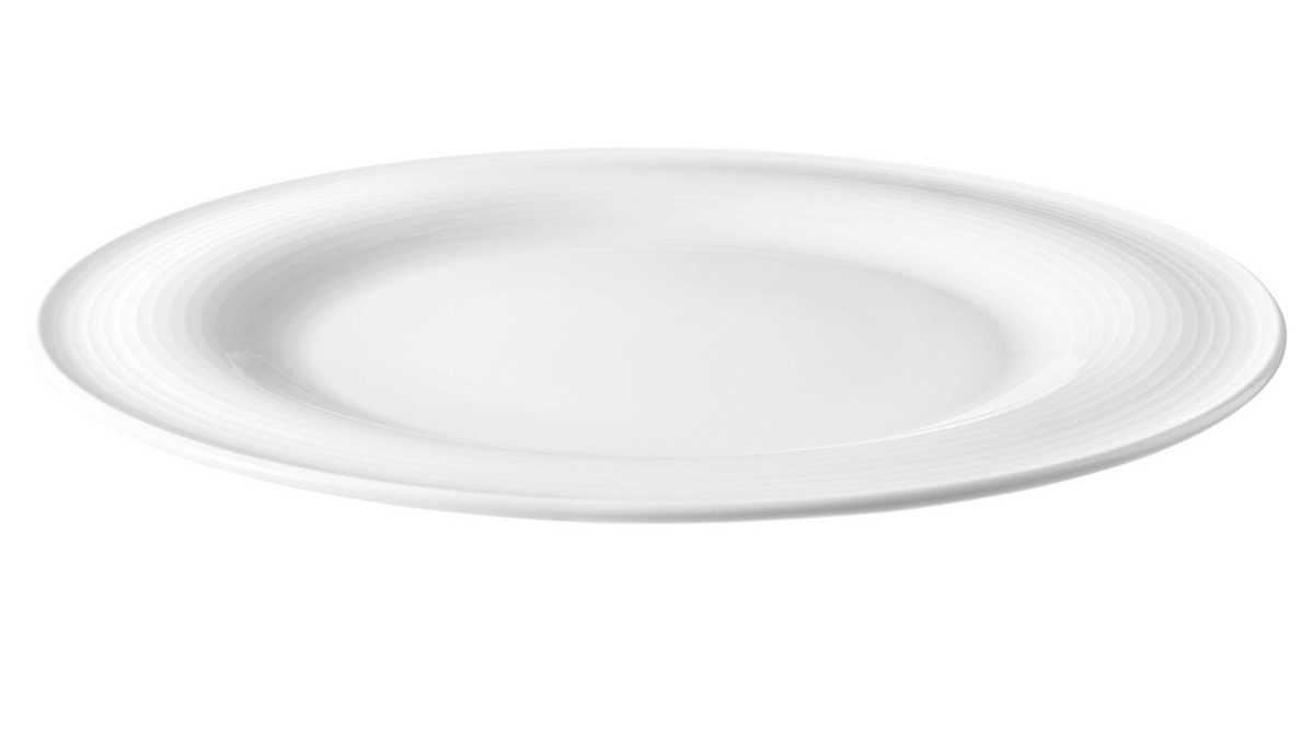 Essteller Seltmann aus Porzellan in Weiß Seltmann Geschirrserie Beat 3 – Essteller weißes Porzellan – Durchmesser ca. 28 cm