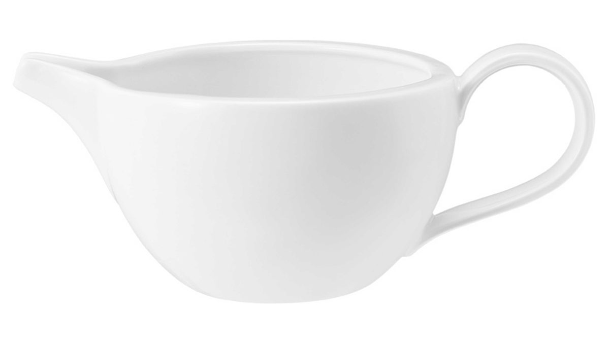 Sauciere Seltmann weiden aus Porzellan in Weiß Seltmann Geschirrserie Beat 3 – Sauciere weißes Porzellan – ca. 580 ml