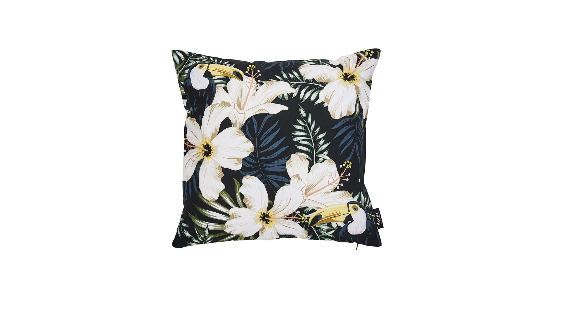 Kissenbezug /-hülle Done.® aus Stoff in Mehrfarbig done.® Kissehülle Cushion Panama Print Dessin Turkan – ca. 45 x 45 cm