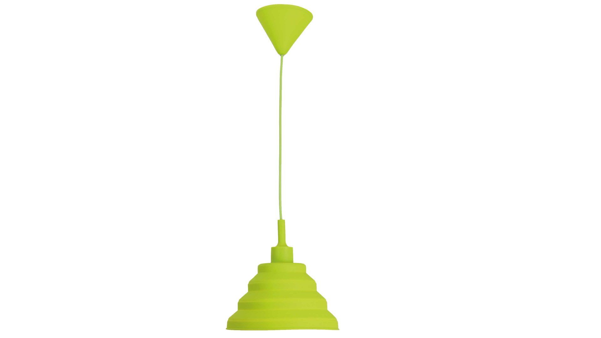 Pendelleuchte Näve aus Kunststoff in Grün näve Pendelleuchte Fancy Kiwigrün - Durchmesser ca. 24 cm