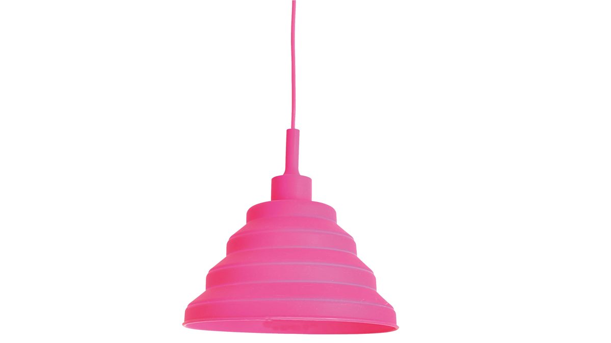 Pendelleuchte Näve aus Kunststoff in Pink näve Pendelleuchte Fancy Pink - Durchmesser ca. 24 cm