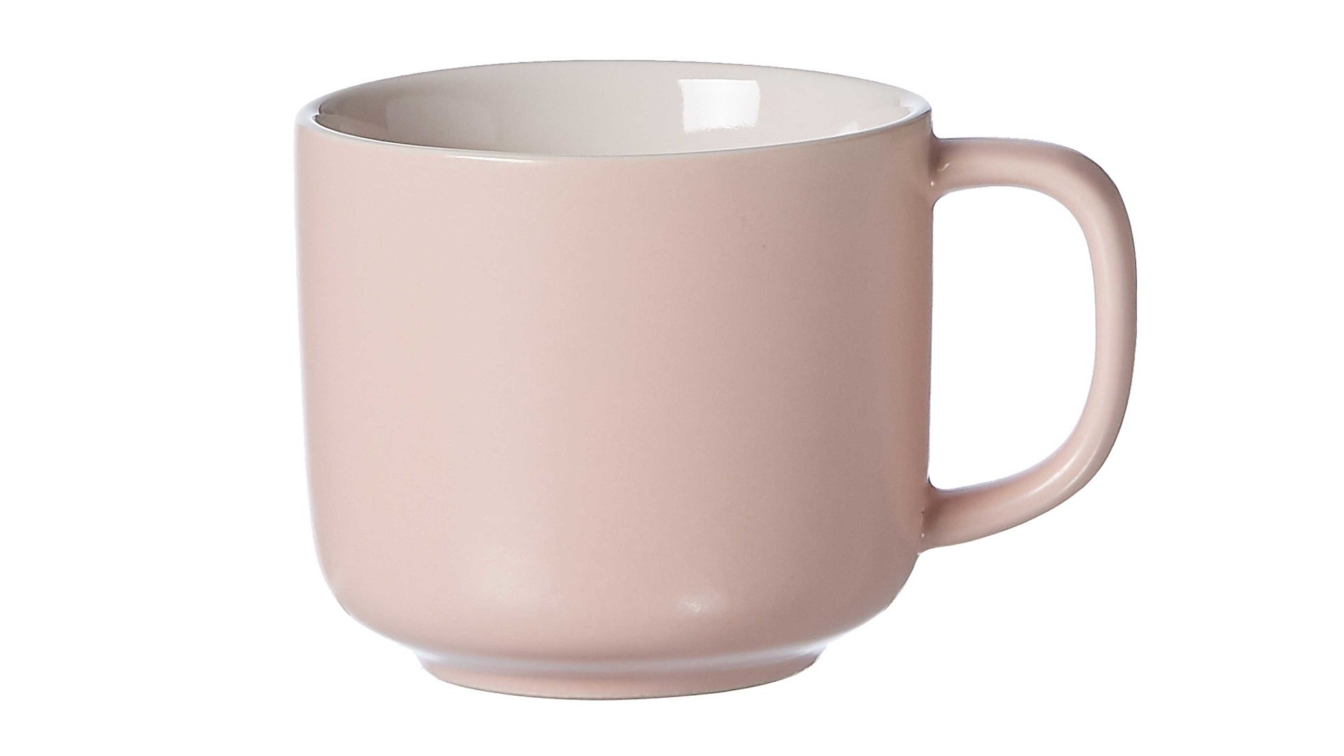 Kaffeetasse Interliving BEST BUDDYS! aus Keramik in Pink Interliving BEST BUDDYS! Kaffeetasse Jasper roséfarbenes Steinzeug – Füllmenge ca. 240 ml