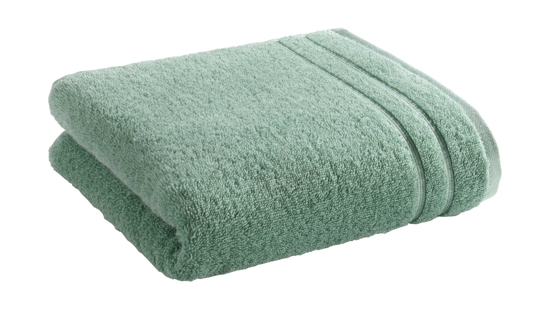 Handtuch Vossen aus Naturfaser in Hellgrün VOSSEN® Handtuch Four Seasons blassgrüne Baumwolle ca. 50 x 100 cm