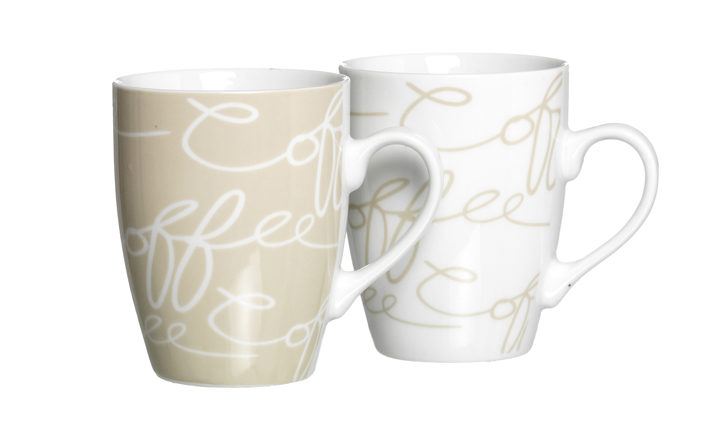 Kaffeebecher Ritzenhoff & breker aus Keramik in Beige Kaffeebecher Cornello Creme Porzellan in Weiß- & Cremetönen - ca. 250 ml Fassungsvermögen