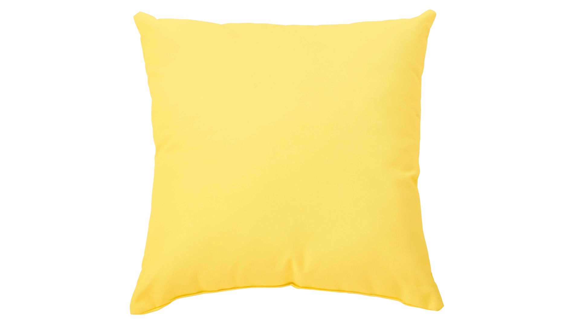 Einzelkissen Interliving BEST BUDDYS! aus Kunstfaser in Gelb Interliving BEST BUDDYS! Kissen Cushion Outside lemongelber Olefinbezug – ca. 45 x 45 cm