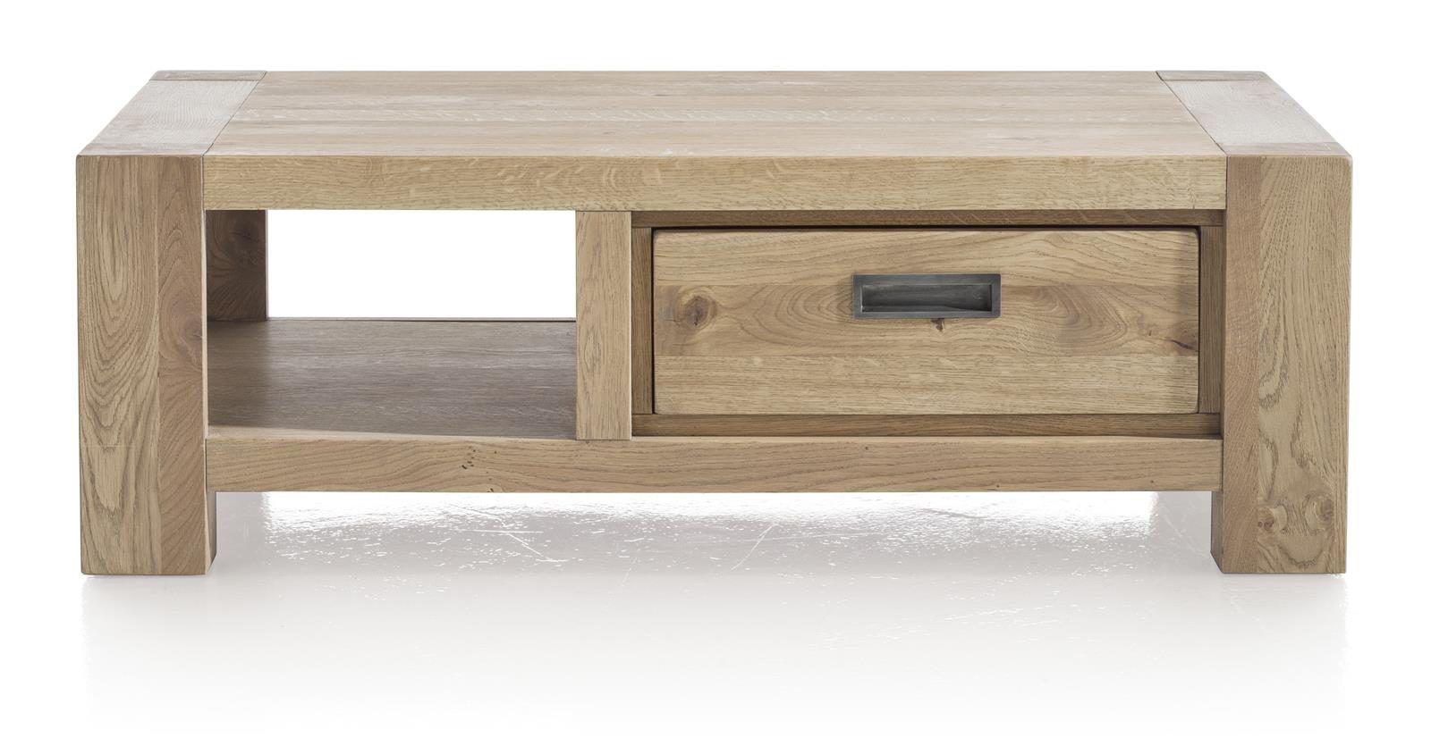 Couchtisch Henders & Hazel aus Holz MDF in Natur Holzfarben Hell Eiche Hell Couchtisch bzw. Wohnzimmertisch Eiche Vintage natural white