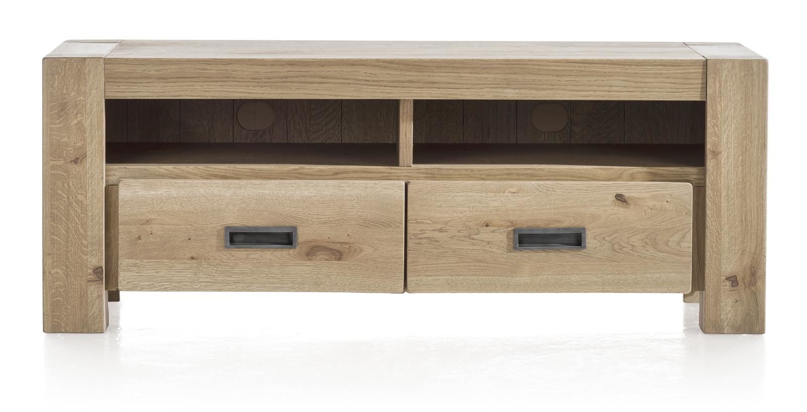 Sideboard Henders & Hazel aus Holz MDF in Natur Eiche Hell Holzfarben Hell TV-Sideboard bzw. Wohnzimmerschrank Eiche Vintage natural white