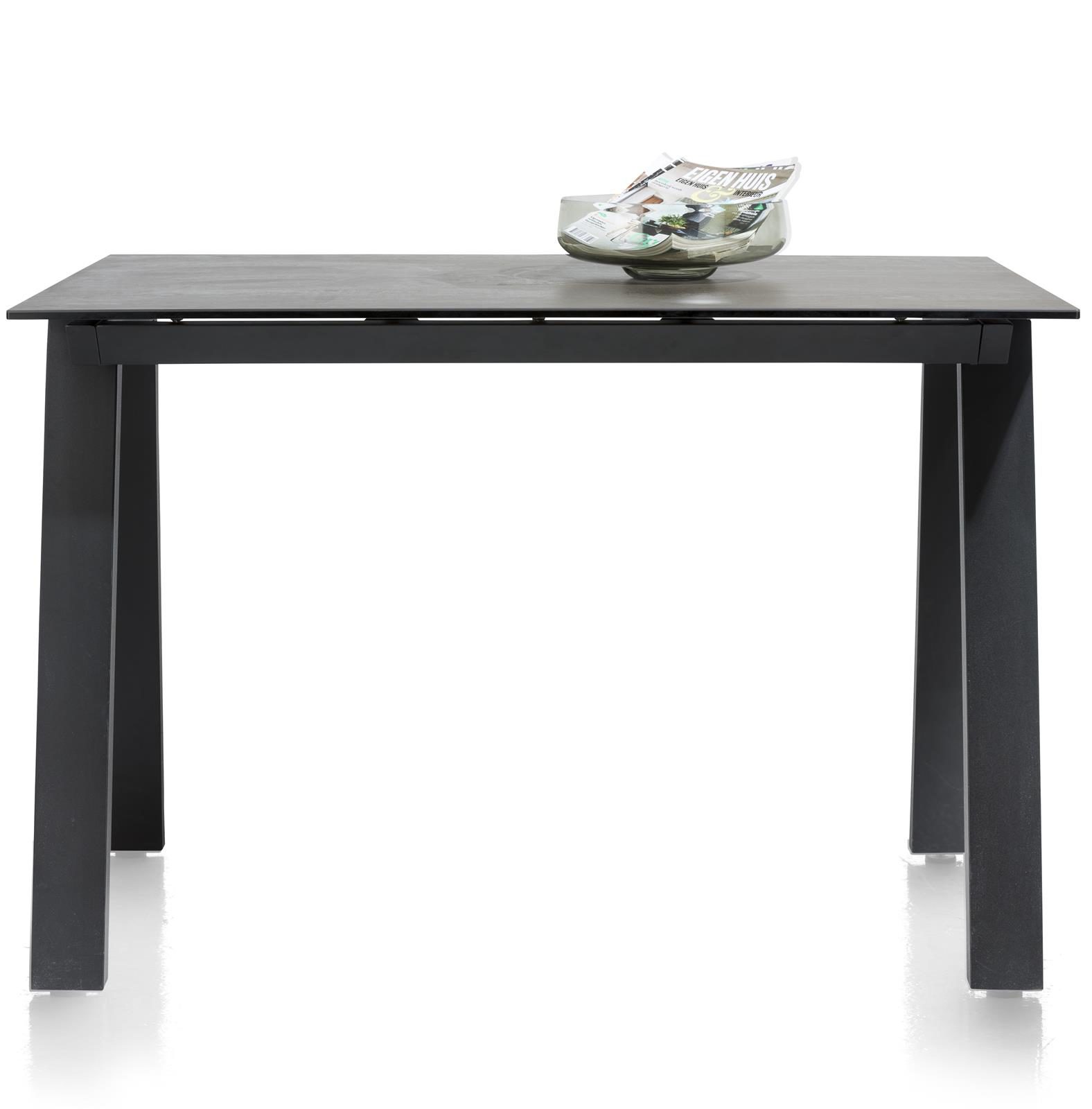 Bartisch Henders & Hazel aus Glas Keramik Metall in Anthrazit Tresentisch bzw. Bartisch Keramik Anthrazit - ca. 140 x 100 cm