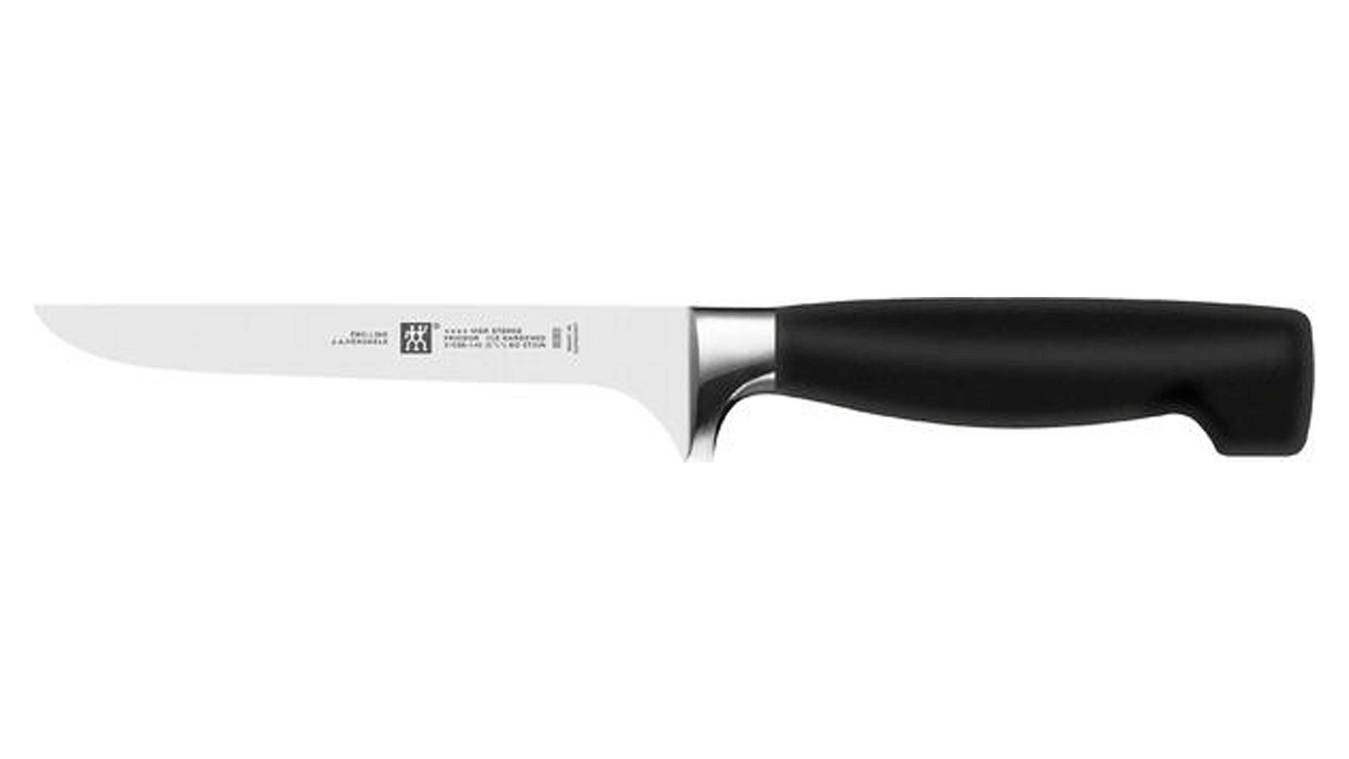 Einzelmesser Zwilling® aus Metall in Metallfarben ZWILLING® Vier Sterne Ausbeinmesser rostfreier Spezialstahl & Kunststoff – ca. 26 cm lang