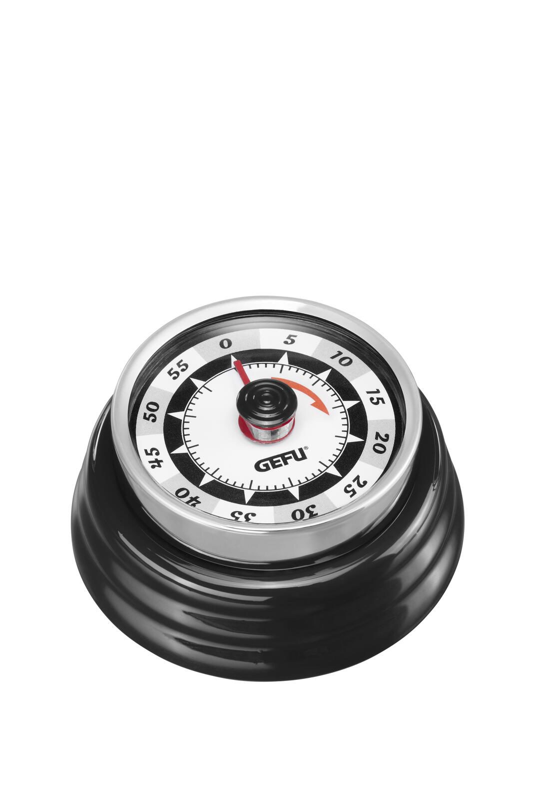 Küchenhelfer Gefu aus Metall in Schwarz GEFU RETRO Timer Metall Schwarz