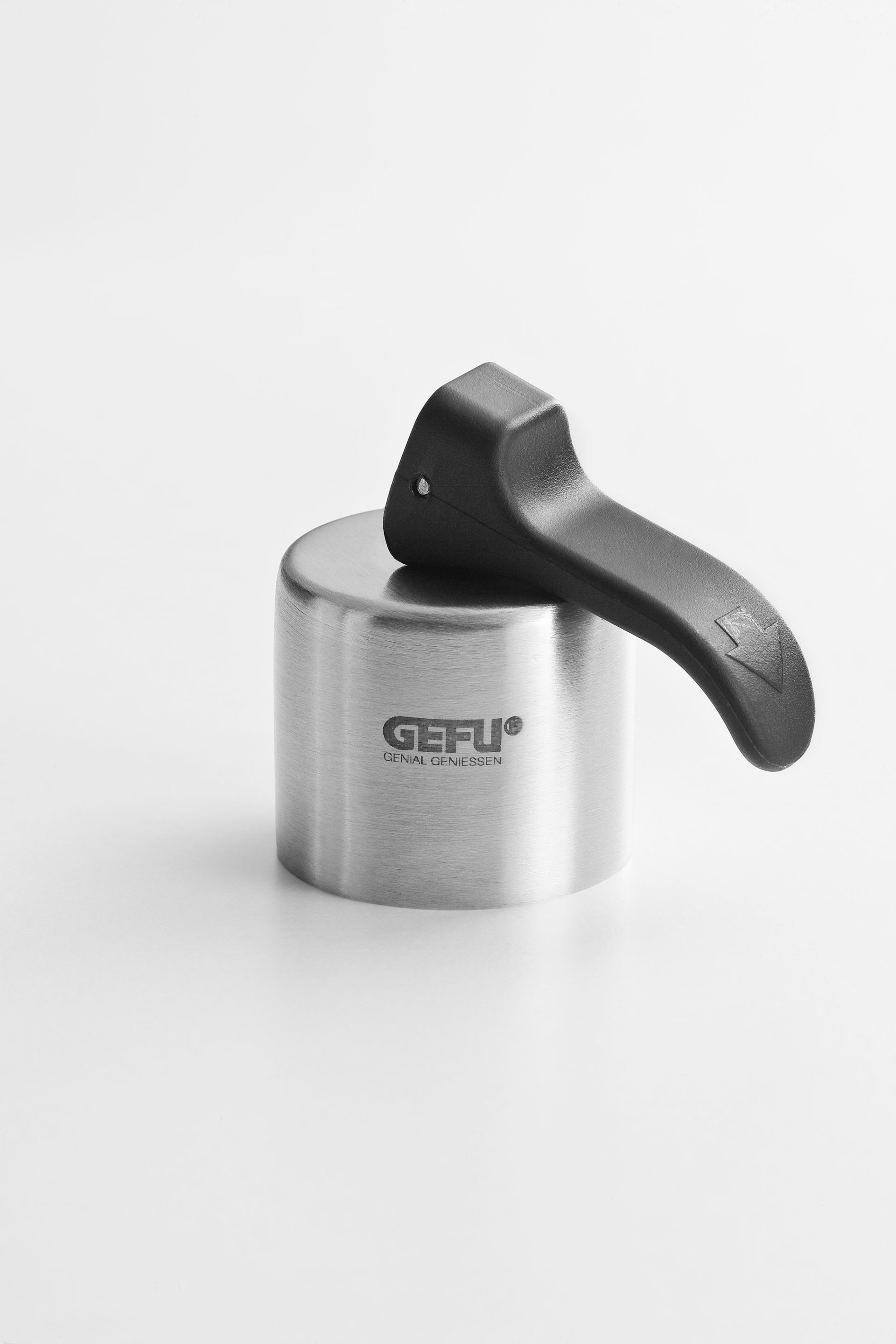 Küchenhelfer Gefu aus Kunststoff in Silber Schwarz GEFU Flaschenverschluss hochwertiger Edelstahl & Kunststoff