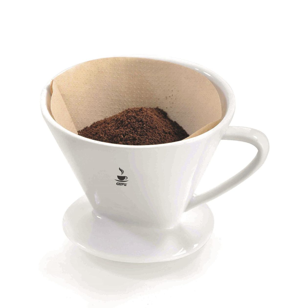Küchenhelfer Gefu aus Porzellan in Weiß GEFU Porzellan-Kaffee-Filter Gr. 2 - aus hochwertigem Porzellan
