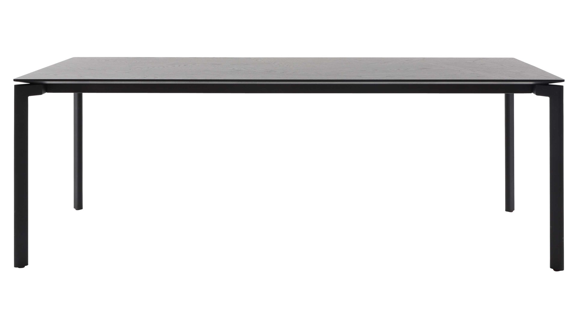 Esstisch Interliving aus Holz in Schwarz Interliving Esszimmer Serie 5110 - Esstisch mattschwarzes Eichefurnier - ca. 260 x 100 cm