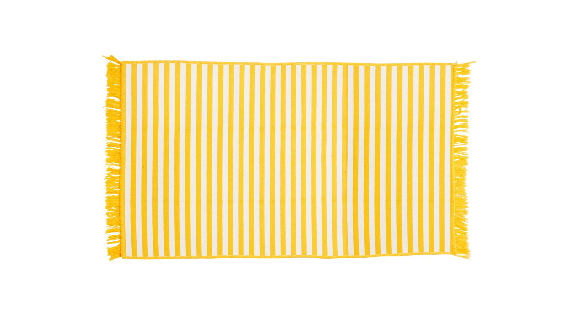 Outdoor-Teppich Done.® aus Kunstfaser in Gelb done.® Outdoor-Teppich Lemon & Weiß - ca. 120 x 180 cm