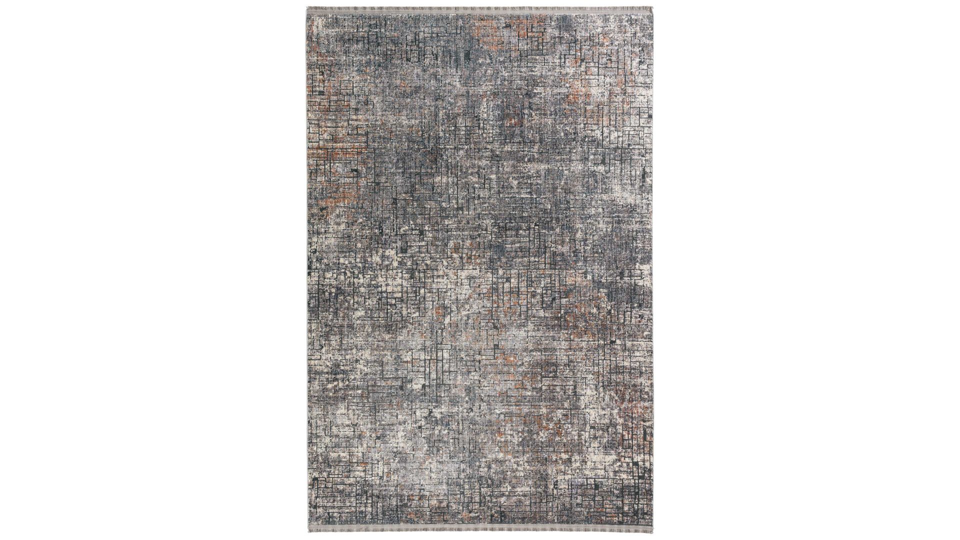 Webteppich Golze aus Kunstfaser in Grau ASTRA® Teppich Sarezzo grau gemustert - ca. 200 x 290 cm