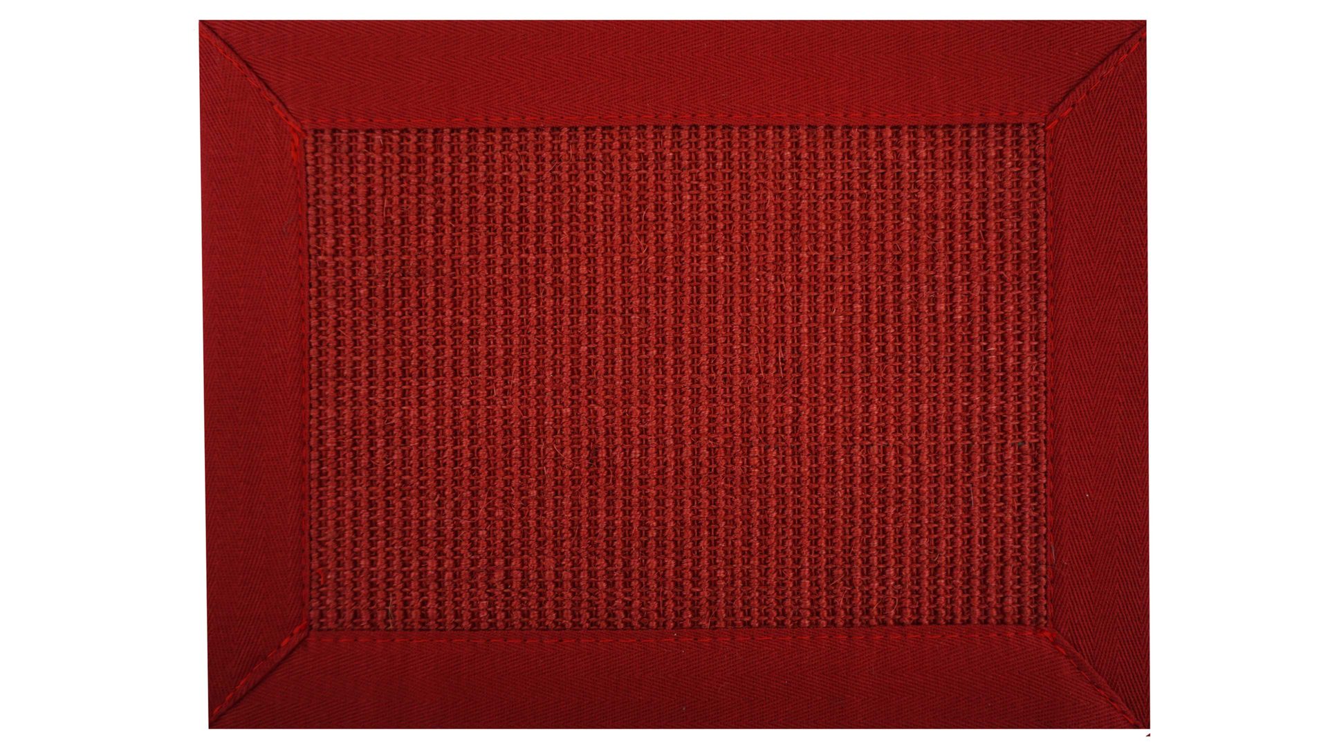Webteppich Golze | astra aus Naturfaser in Dunkelrot ARMADA Teppich Cancun rubinroter Sisal - ca. 165 x 235 cm