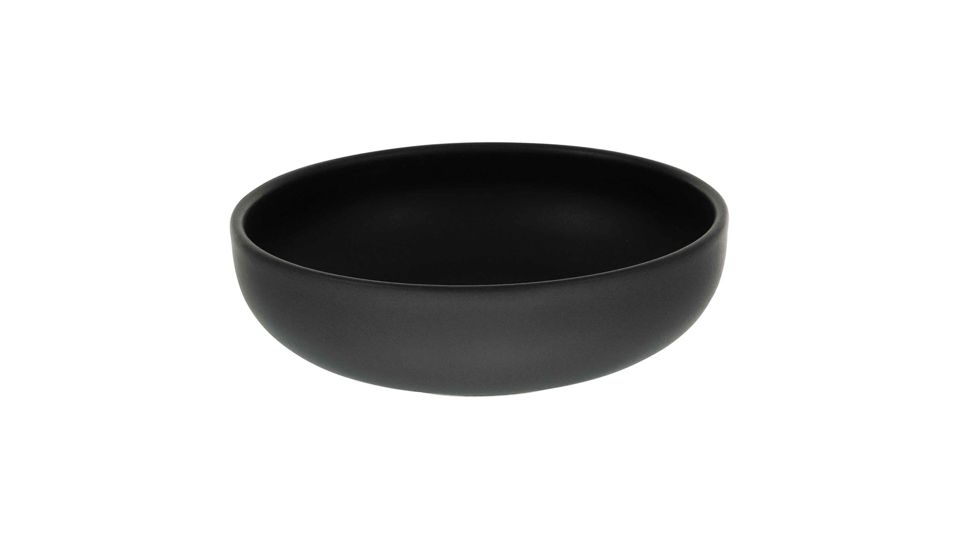Schale Creatable aus Keramik in Schwarz CREATABLE Uno – Mehrzweckschale schwarzes Steinzeug – Durchmesser ca. 16 cm