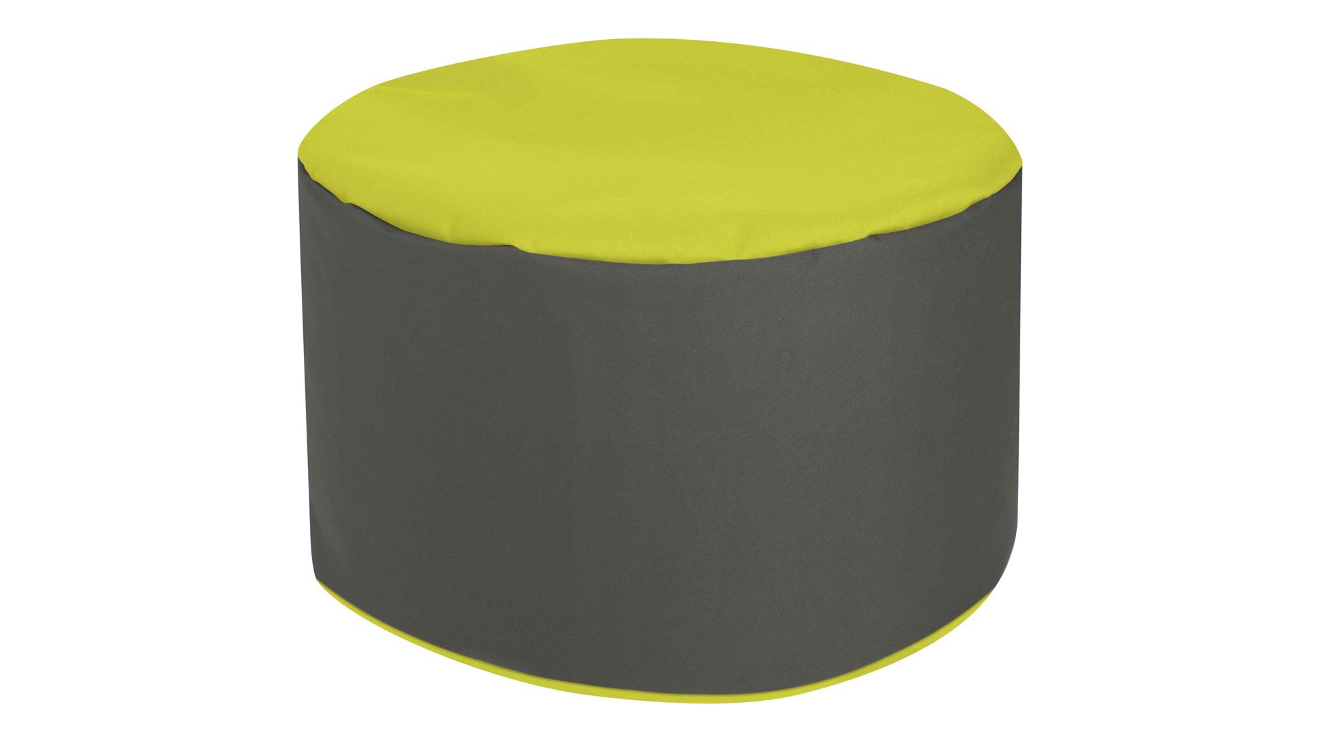 Sitzsack-Hocker Magma sitting point aus Kunstfaser in Grün SITTING POINT Sitzsack-Hocker dotcom bebop scuba® Grün & Anthrazit - Durchmesser ca. 50 cm