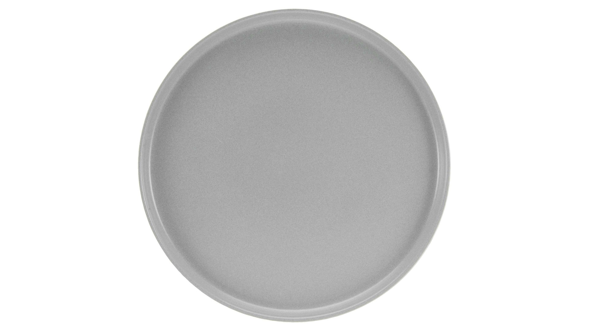 Kuchen- / Frühstücks- / Dessertteller Creatable aus Keramik in Grau CREATABLE Uno – Dessertteller graues Steinzeug – Durchmesser ca. 21 cm