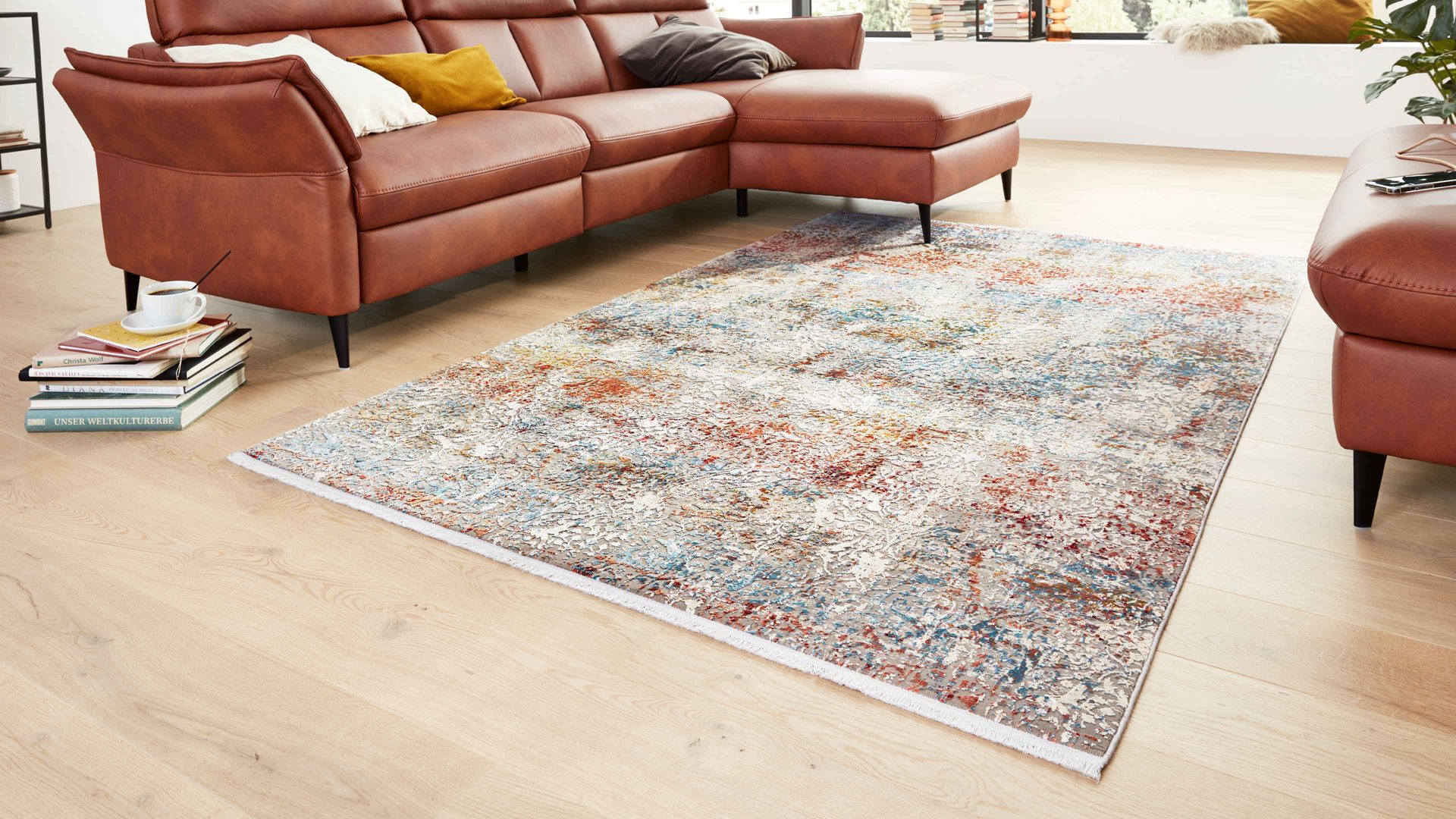 Webteppich Interliving aus Mischgewebe in Mehrfarbig Interliving Teppich Serie L-8700 Multicolor – ca. 240 x 300 cm