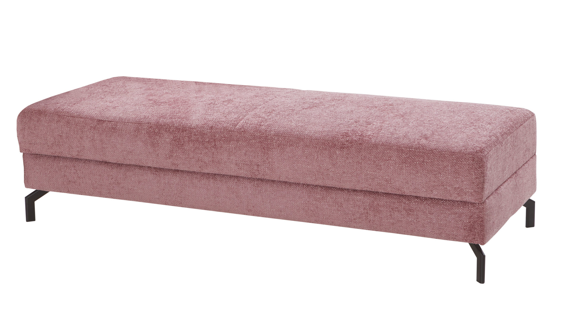 Schlafsofa Nehl aus Stoff in Rosa Schlafsofa Happy flamingofarbener Bezug Bendix - Liegefläche ca. 80 x 200 cm