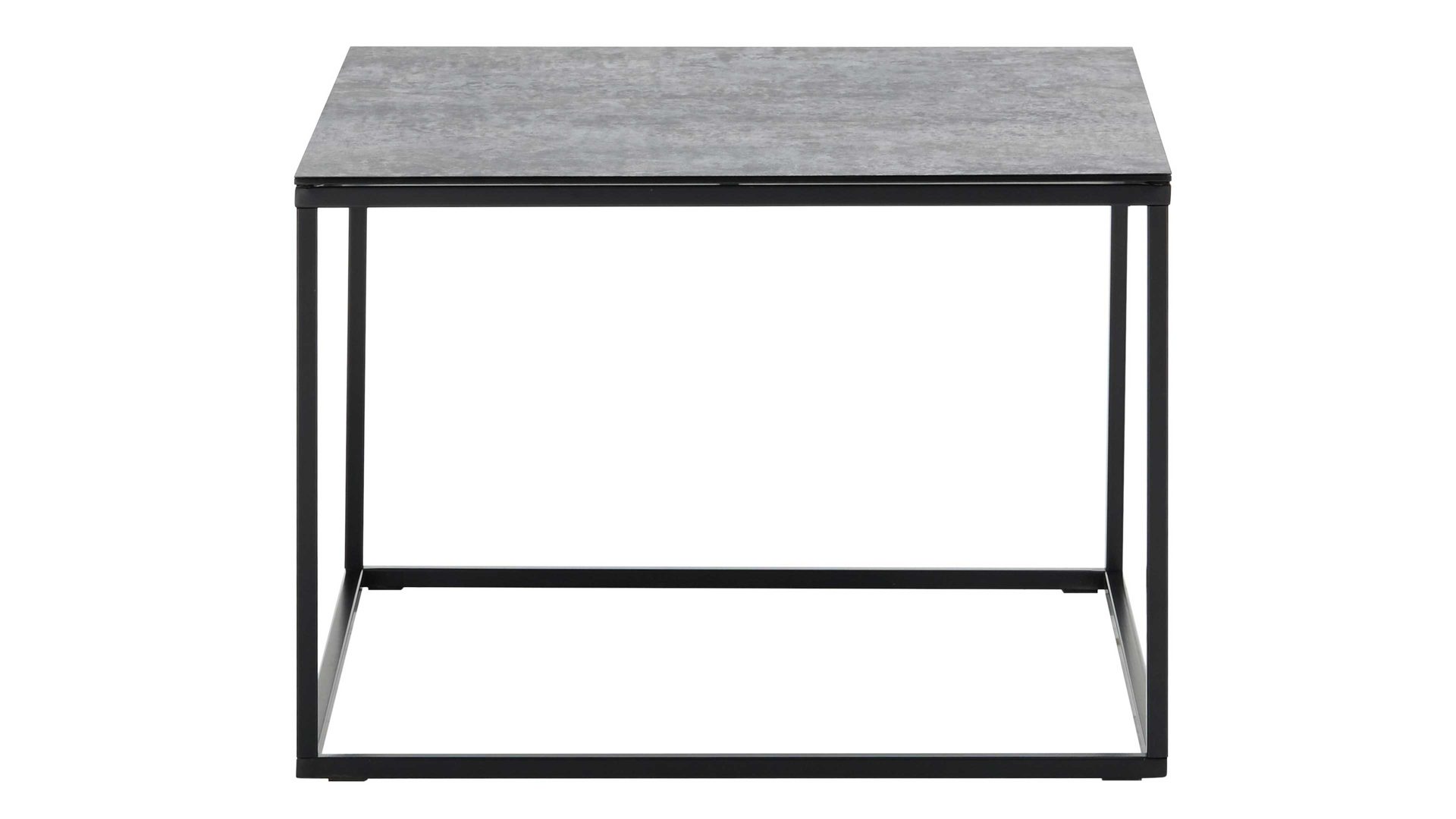 Couchtisch A better place furniture aus Glas in Grau Fargo Couchtisch Grau & Schwarz - ca. 60 x 60 cm