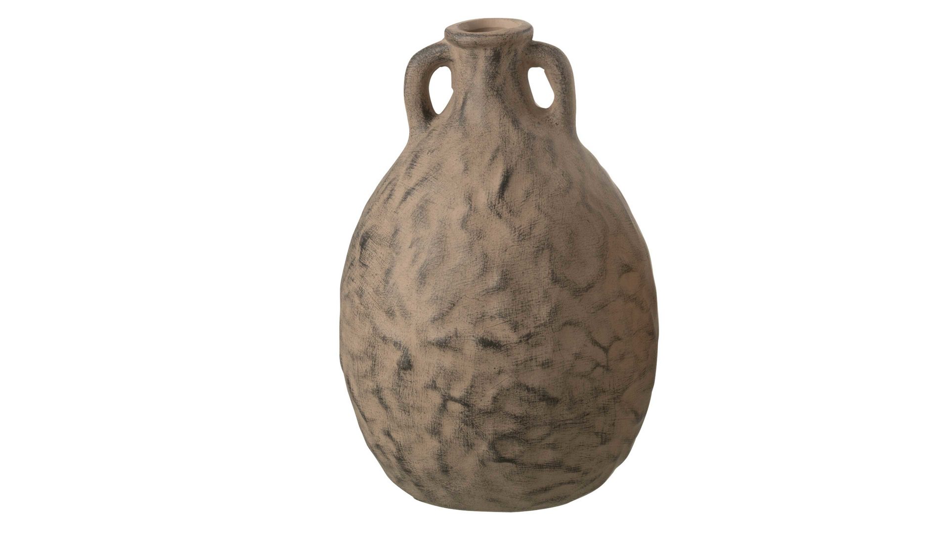 Vase Interliving BEST BUDDYS! aus Keramik in Braun Interliving BEST BUDDYS! Vase Krug taupefarbener Zement - Höhe ca. 21 cm