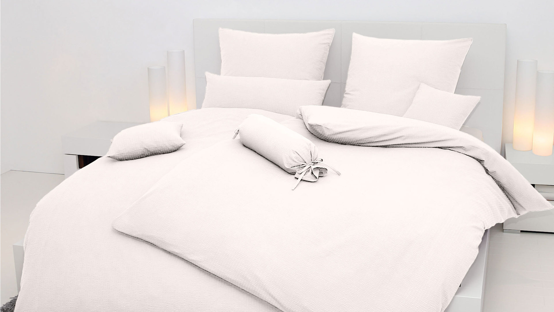 Bettwäsche-Set Janine® aus Naturfaser in Ecru Janine® Bettwäsche-Set ecru – ca. 155 x 220 cm